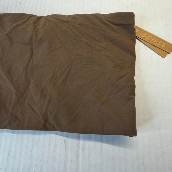 Skims Fits Everybody Bandeau Bralette Plus Size 2X Brown Strapless Seamless NWT - Picture 3 of 6